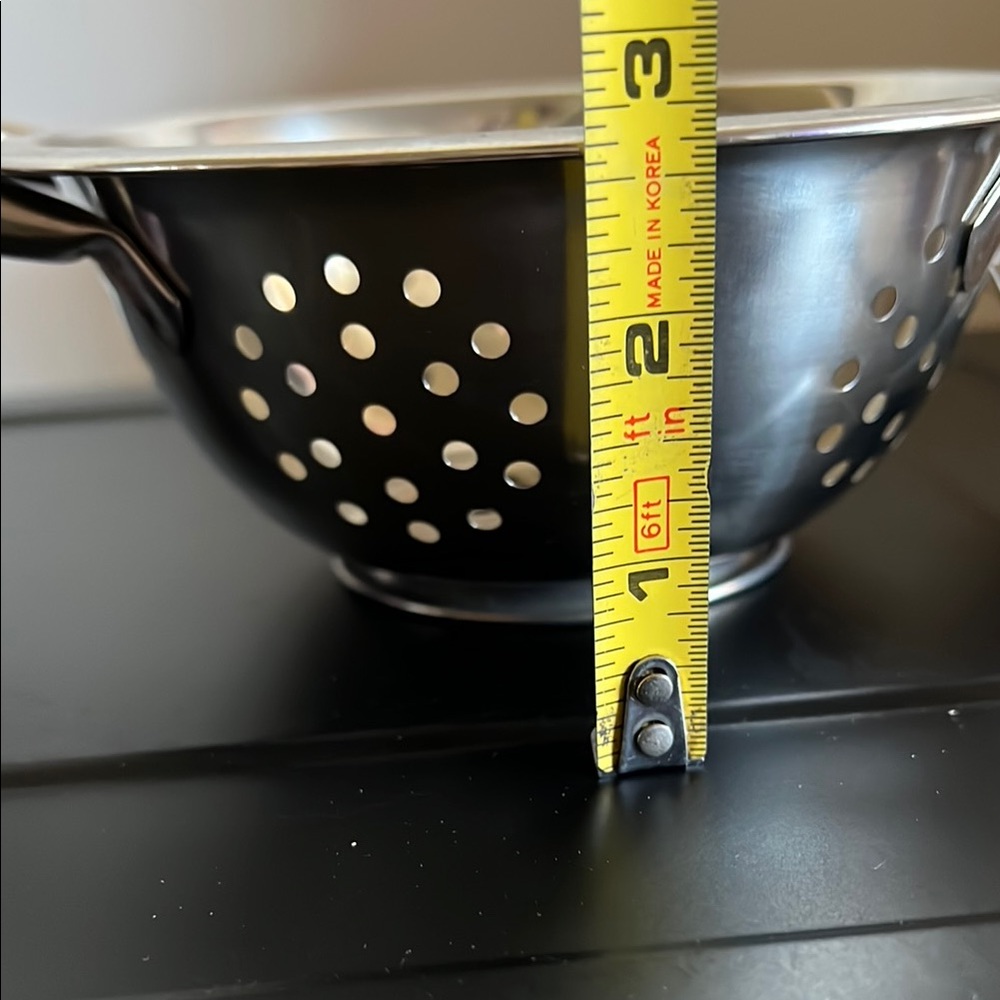 Stainless Steel Colander Set of Two